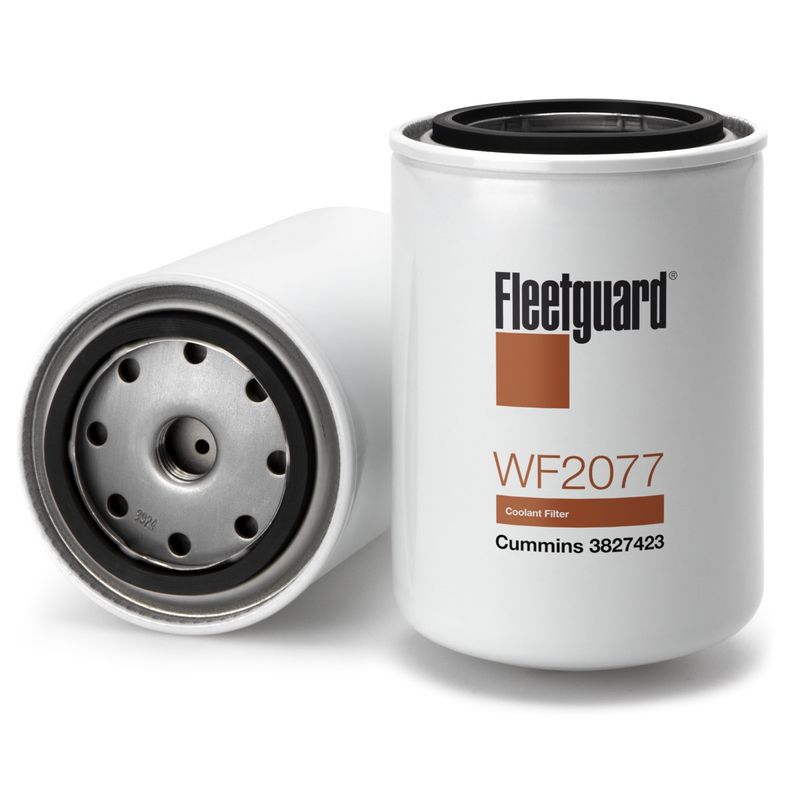 Coolant Filter Kit WF2077 For Cummins B6.7 ISL9 Engines - Replaces Donaldson P554685, Fleetguard