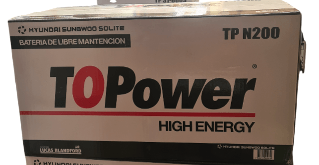 Batería Topower 225 Amp / 1400 Cca - Borne estándar positivo derecho ...
