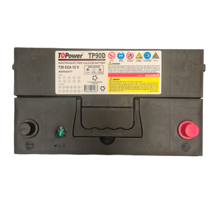 Bateria Topower 90 Amp / 735 Cca (- +)