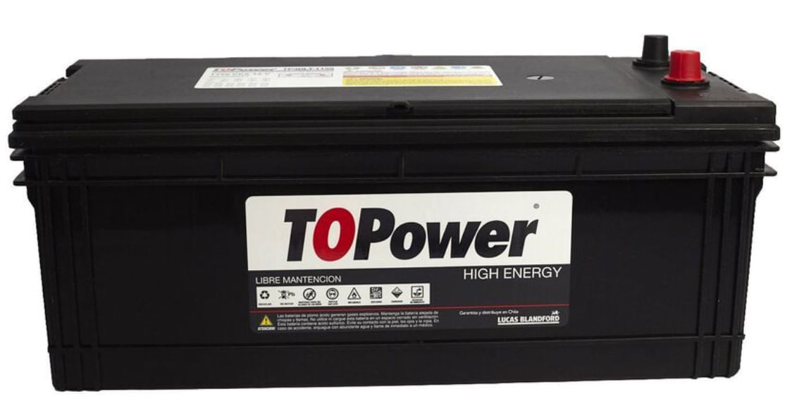 Batería Topower 170 Amp / 1155 Cca - Borne estándar positivo izquierdo ...